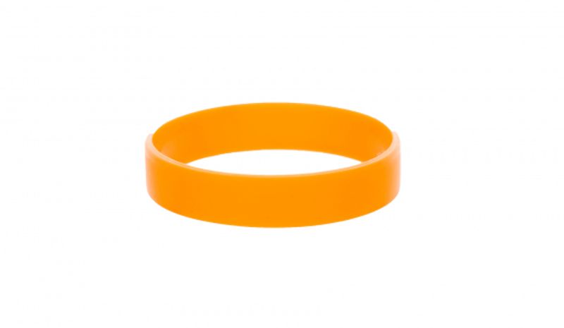Armbånd silikon uten trykk 50 stk