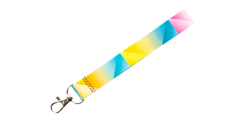 Nøkkelring i stoff Keyholder satin – 100 stk
